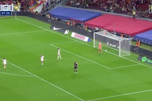 巴萨女足7球横扫皇马，最后一脚超级世界波实在太残暴了⚽