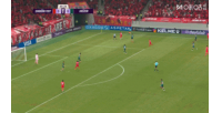 海港1-0领先大田市民！第49分钟，安佩姆抽射连场破门
